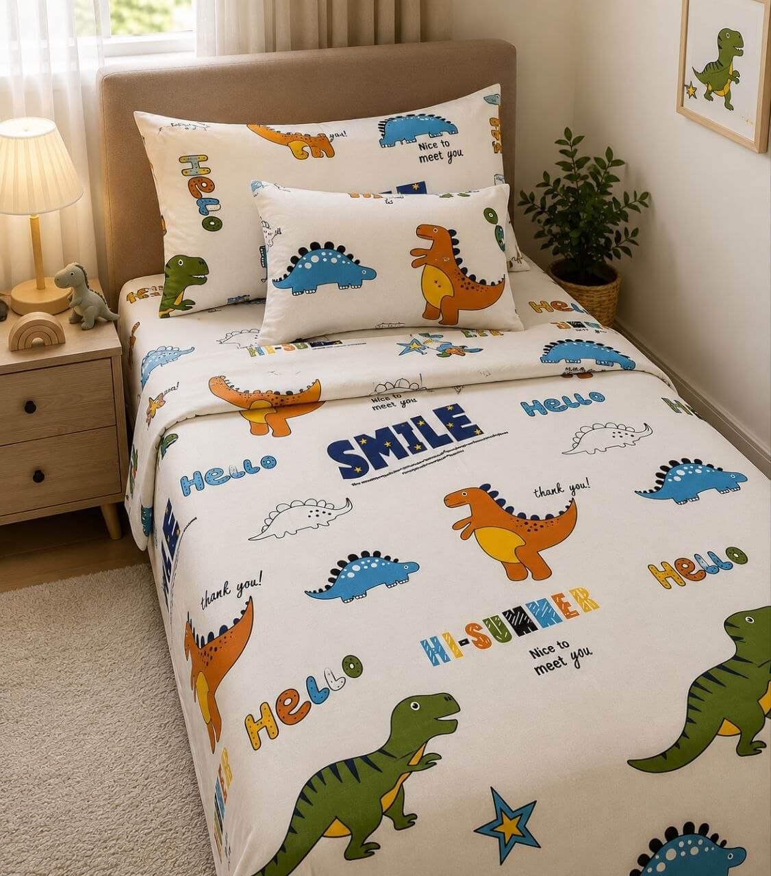 أطفال الديناصور المبتسم 🦖😊✨